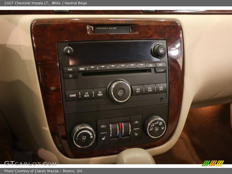 White / Neutral Beige 2007 Chevrolet Impala LT