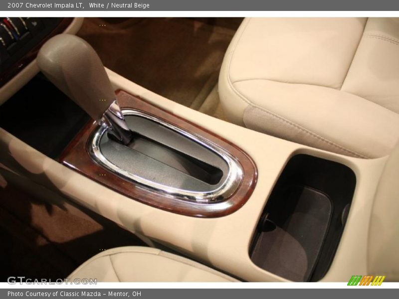 White / Neutral Beige 2007 Chevrolet Impala LT