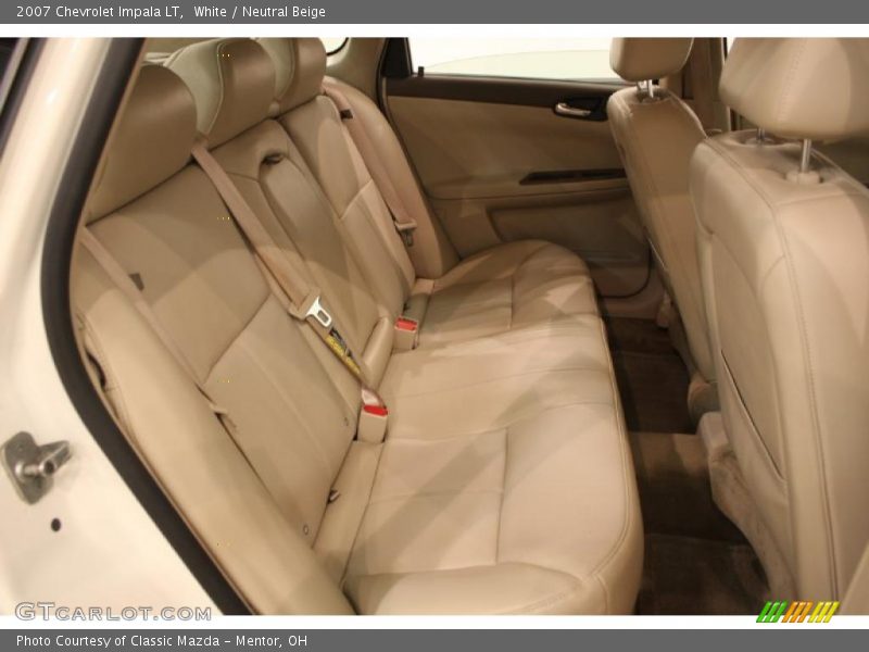 White / Neutral Beige 2007 Chevrolet Impala LT