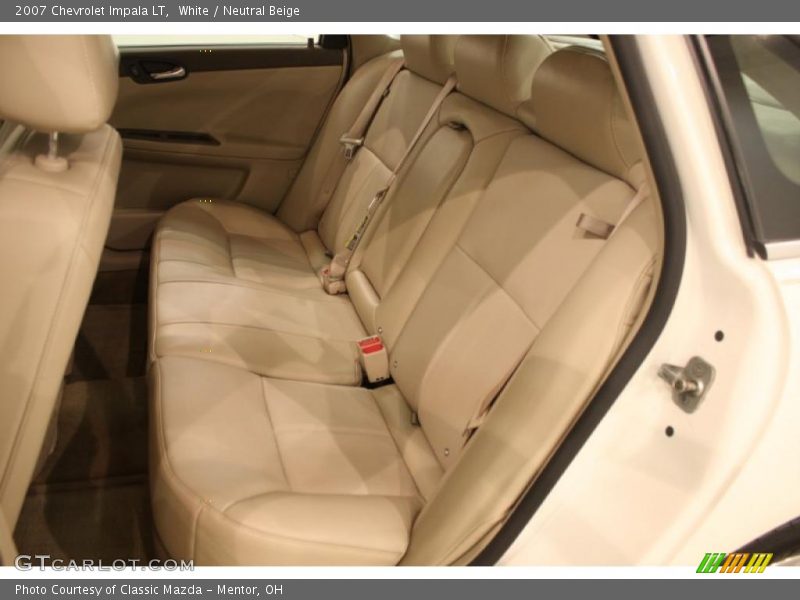 White / Neutral Beige 2007 Chevrolet Impala LT