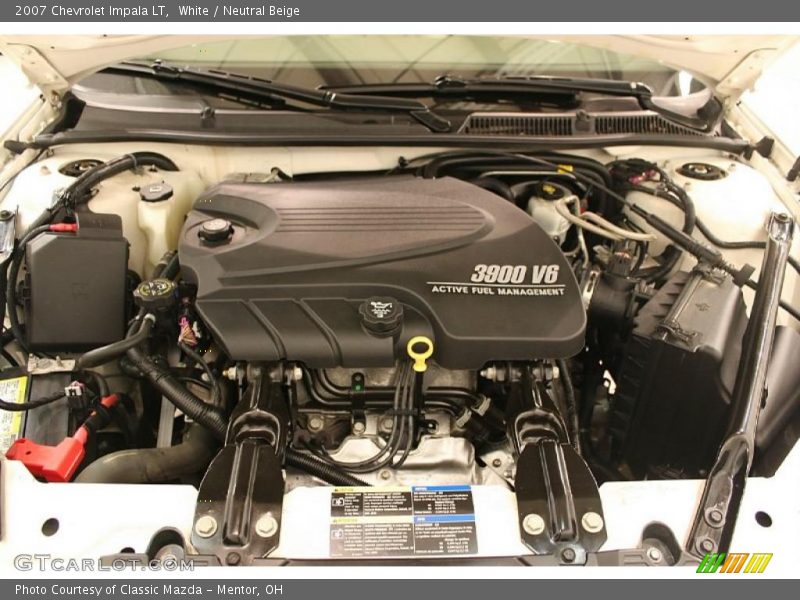 White / Neutral Beige 2007 Chevrolet Impala LT