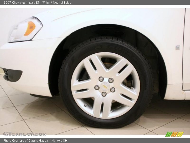 White / Neutral Beige 2007 Chevrolet Impala LT