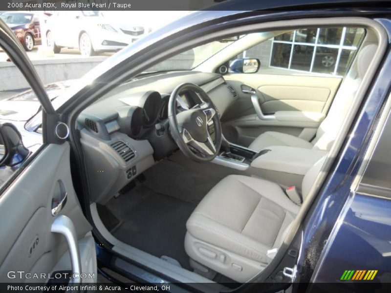 Royal Blue Pearl / Taupe 2008 Acura RDX