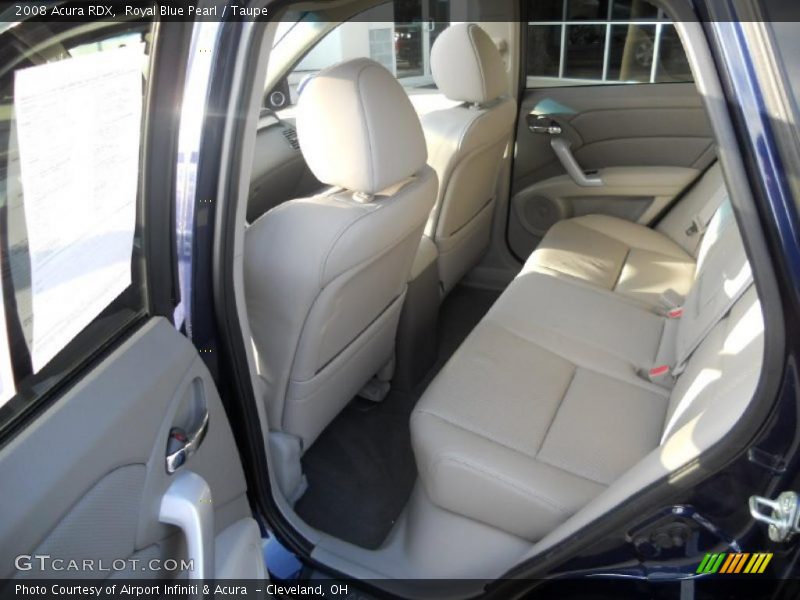 Royal Blue Pearl / Taupe 2008 Acura RDX
