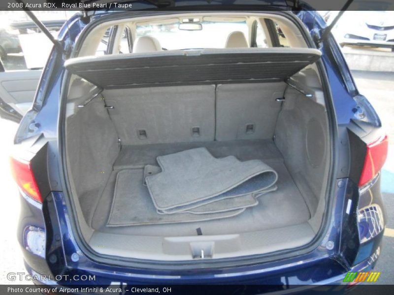 Royal Blue Pearl / Taupe 2008 Acura RDX