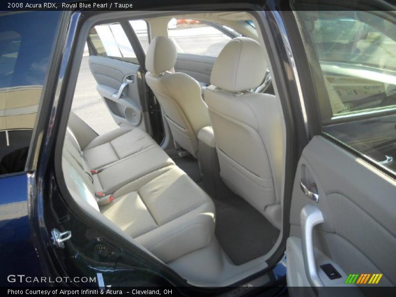 Royal Blue Pearl / Taupe 2008 Acura RDX