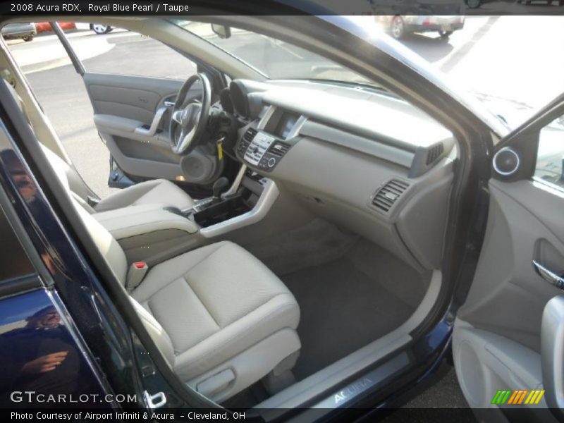 Royal Blue Pearl / Taupe 2008 Acura RDX