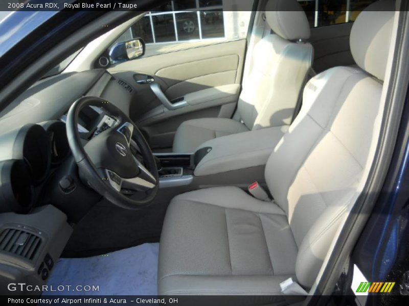 Royal Blue Pearl / Taupe 2008 Acura RDX