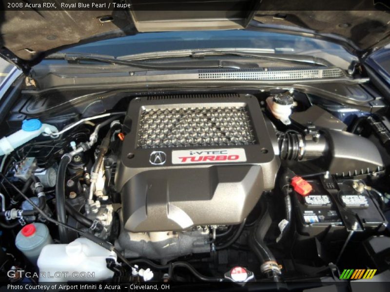 Royal Blue Pearl / Taupe 2008 Acura RDX