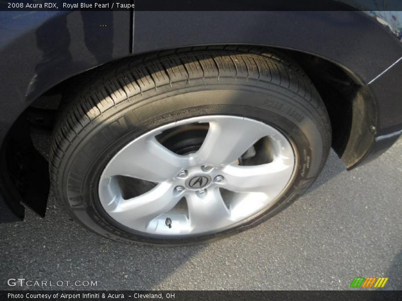 Royal Blue Pearl / Taupe 2008 Acura RDX