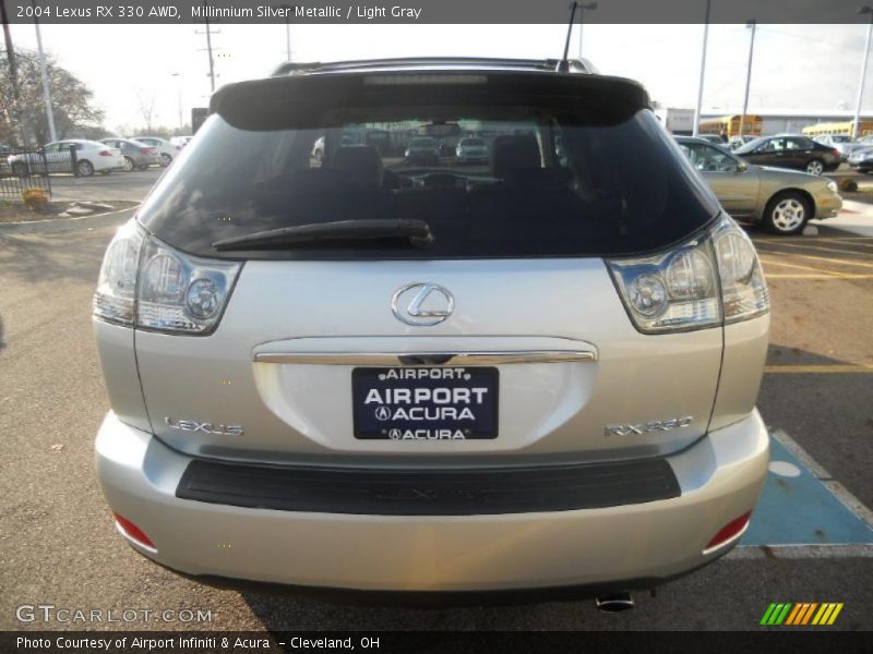 Millinnium Silver Metallic / Light Gray 2004 Lexus RX 330 AWD