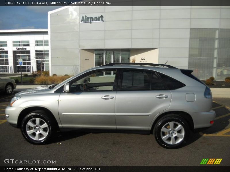 Millinnium Silver Metallic / Light Gray 2004 Lexus RX 330 AWD