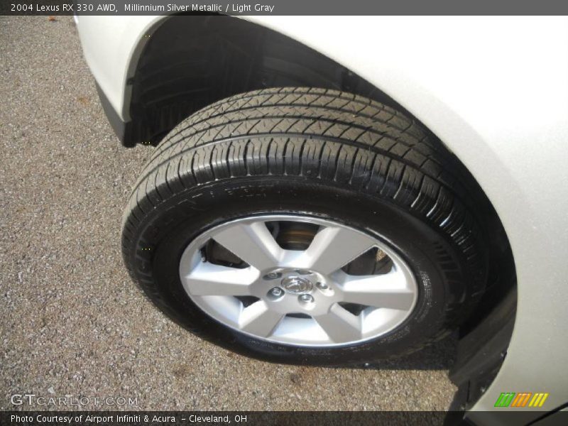 Millinnium Silver Metallic / Light Gray 2004 Lexus RX 330 AWD