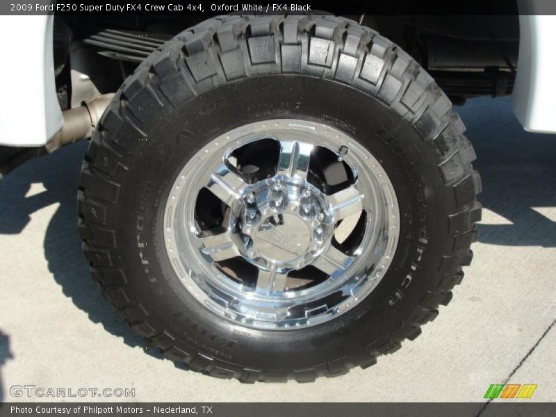 Oxford White / FX4 Black 2009 Ford F250 Super Duty FX4 Crew Cab 4x4
