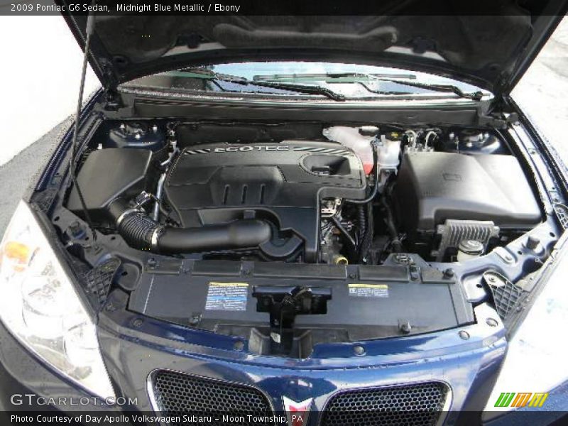 Midnight Blue Metallic / Ebony 2009 Pontiac G6 Sedan