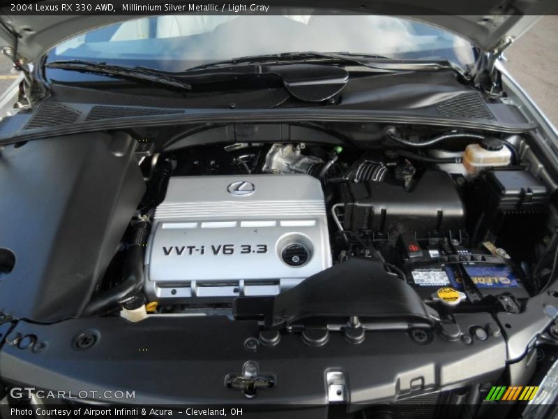 Millinnium Silver Metallic / Light Gray 2004 Lexus RX 330 AWD