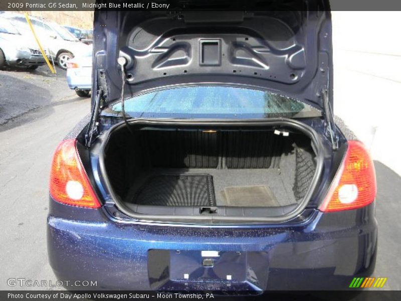 Midnight Blue Metallic / Ebony 2009 Pontiac G6 Sedan