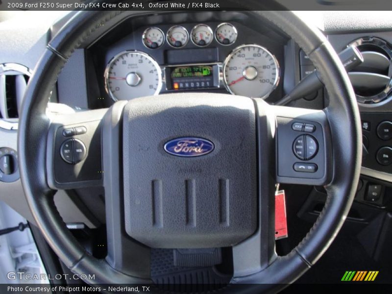 Oxford White / FX4 Black 2009 Ford F250 Super Duty FX4 Crew Cab 4x4