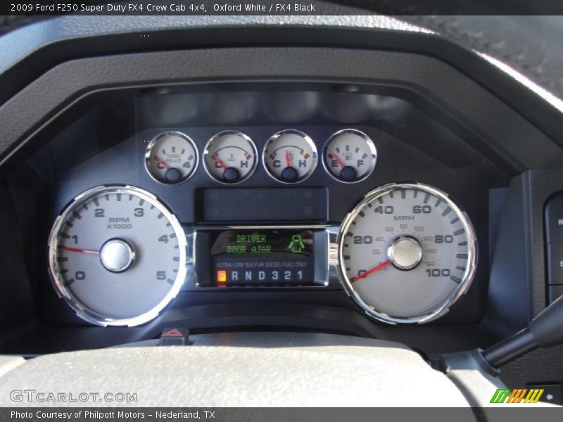  2009 F250 Super Duty FX4 Crew Cab 4x4 FX4 Crew Cab 4x4 Gauges