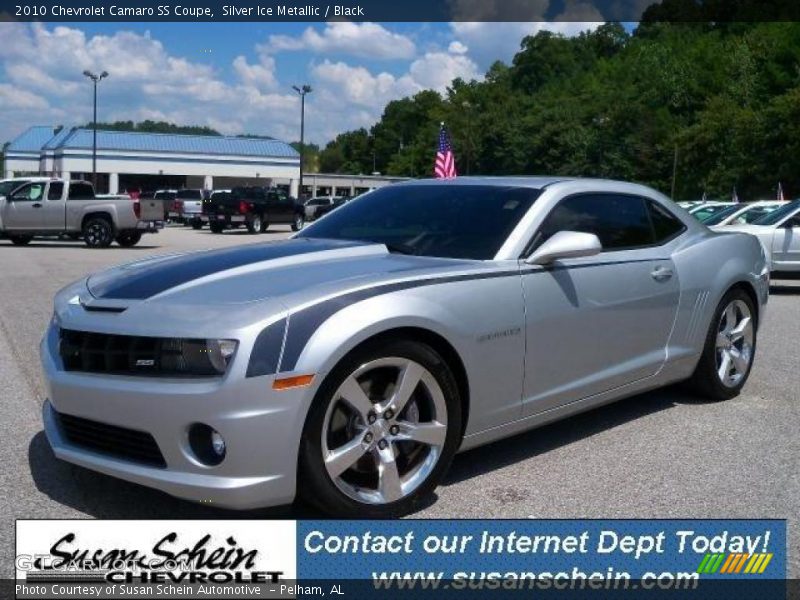 Silver Ice Metallic / Black 2010 Chevrolet Camaro SS Coupe