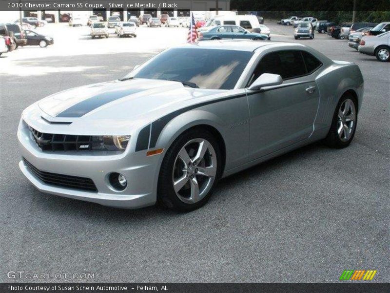 Silver Ice Metallic / Black 2010 Chevrolet Camaro SS Coupe