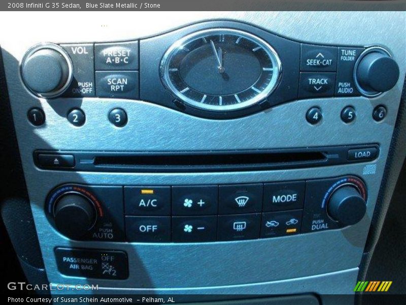 Blue Slate Metallic / Stone 2008 Infiniti G 35 Sedan