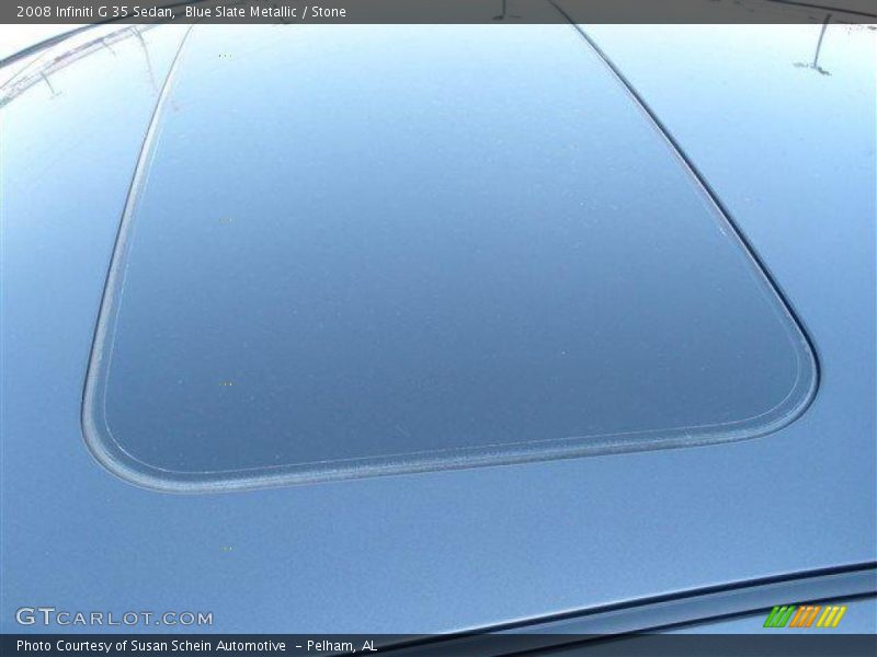 Blue Slate Metallic / Stone 2008 Infiniti G 35 Sedan