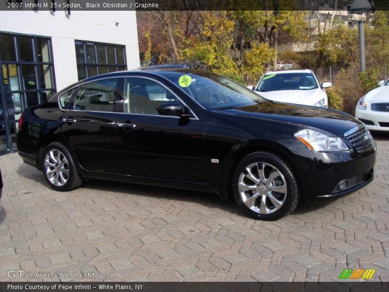 Black Obsidian / Graphite 2007 Infiniti M 35x Sedan