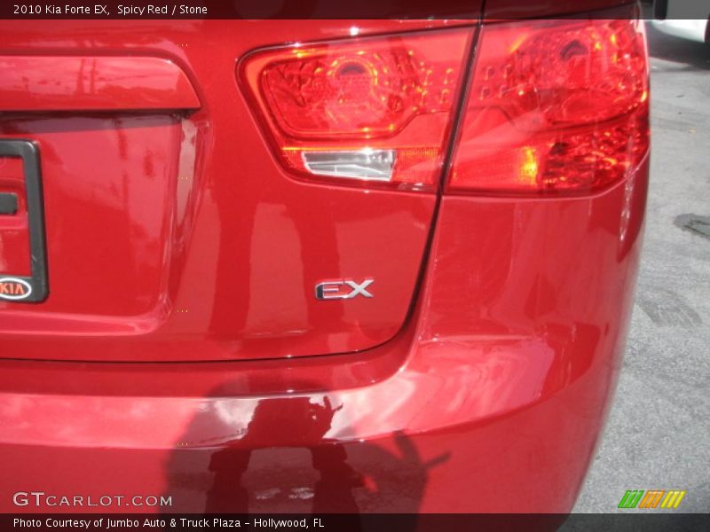 Spicy Red / Stone 2010 Kia Forte EX