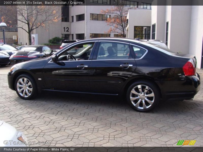 Black Obsidian / Graphite 2007 Infiniti M 35x Sedan