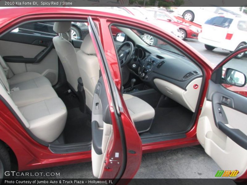 Spicy Red / Stone 2010 Kia Forte EX