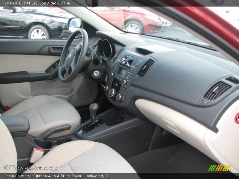 Spicy Red / Stone 2010 Kia Forte EX