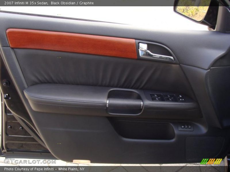 Black Obsidian / Graphite 2007 Infiniti M 35x Sedan