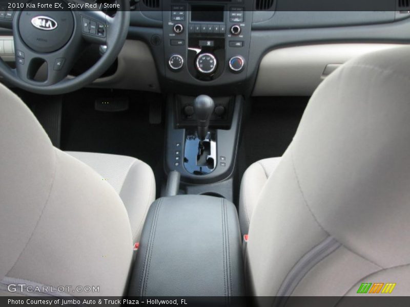 Spicy Red / Stone 2010 Kia Forte EX