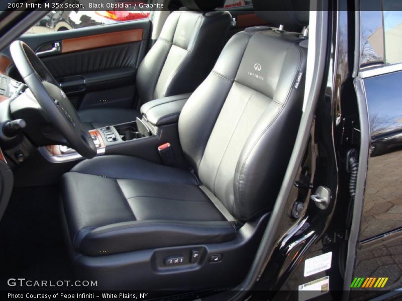 Black Obsidian / Graphite 2007 Infiniti M 35x Sedan