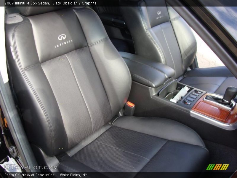 Black Obsidian / Graphite 2007 Infiniti M 35x Sedan