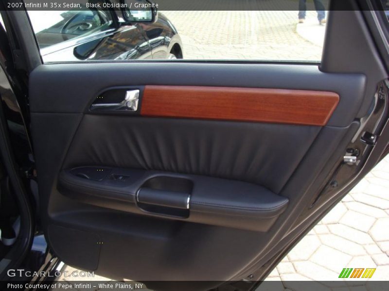Black Obsidian / Graphite 2007 Infiniti M 35x Sedan