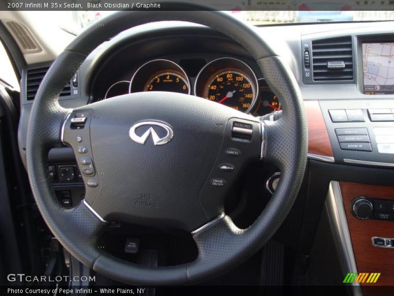 Black Obsidian / Graphite 2007 Infiniti M 35x Sedan