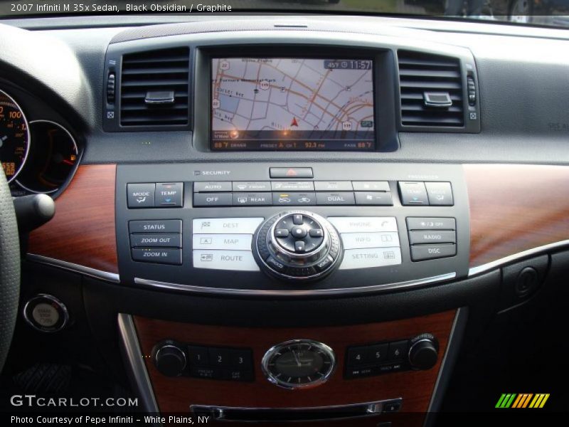 Black Obsidian / Graphite 2007 Infiniti M 35x Sedan