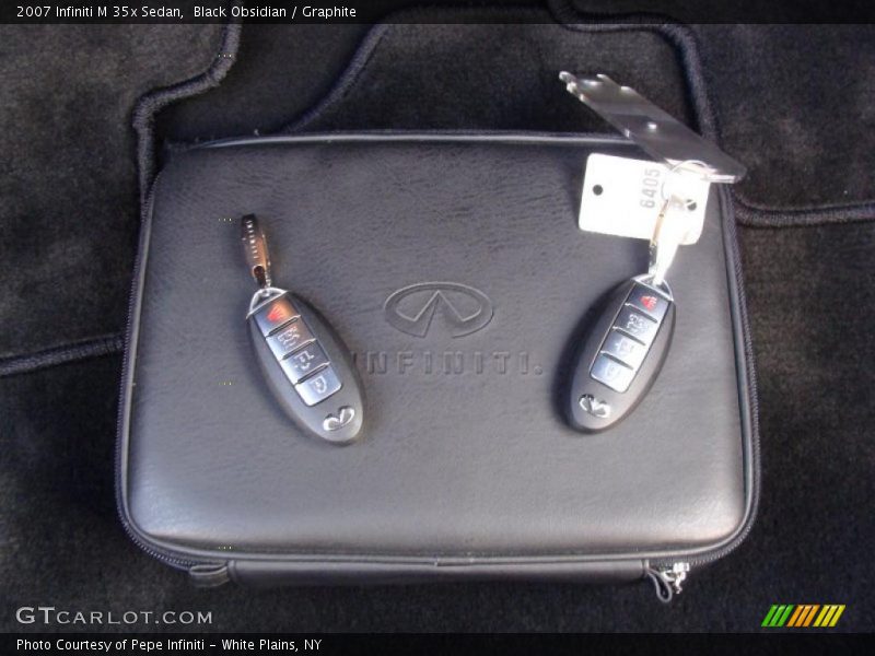 Black Obsidian / Graphite 2007 Infiniti M 35x Sedan