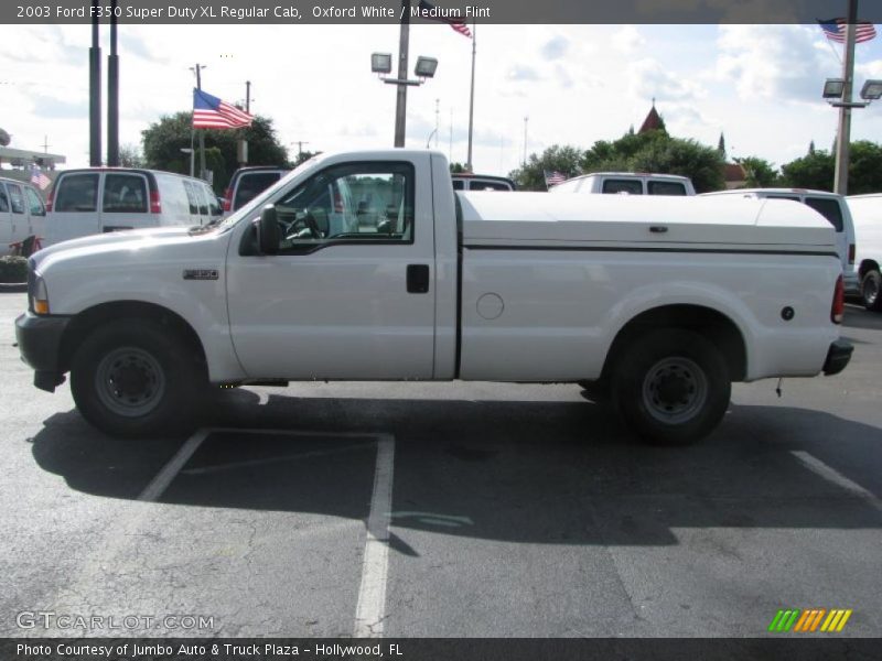 Oxford White / Medium Flint 2003 Ford F350 Super Duty XL Regular Cab
