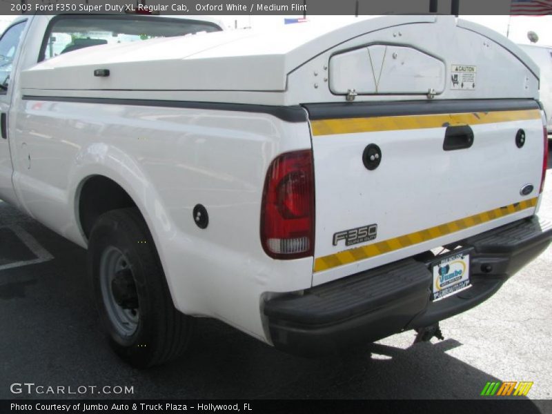 Oxford White / Medium Flint 2003 Ford F350 Super Duty XL Regular Cab