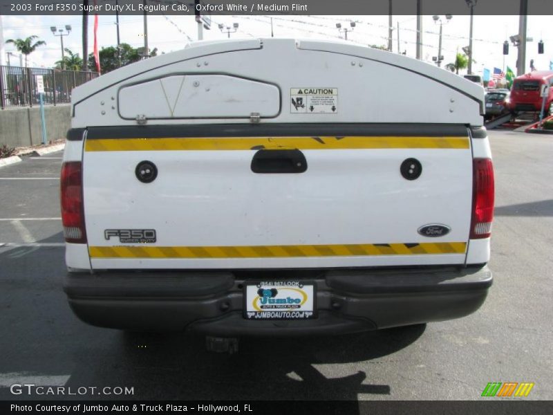 Oxford White / Medium Flint 2003 Ford F350 Super Duty XL Regular Cab