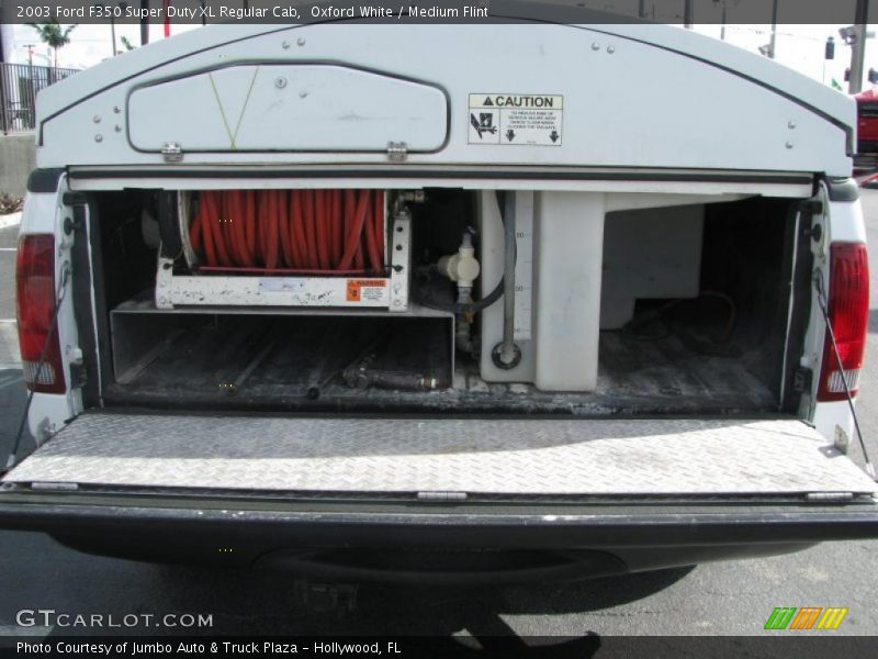 Oxford White / Medium Flint 2003 Ford F350 Super Duty XL Regular Cab