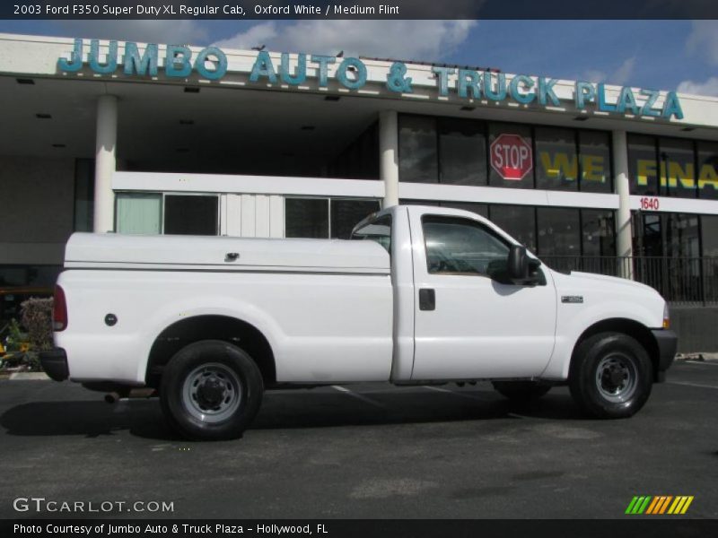 Oxford White / Medium Flint 2003 Ford F350 Super Duty XL Regular Cab