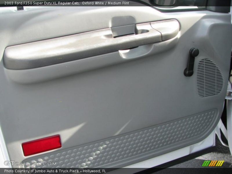 Oxford White / Medium Flint 2003 Ford F350 Super Duty XL Regular Cab