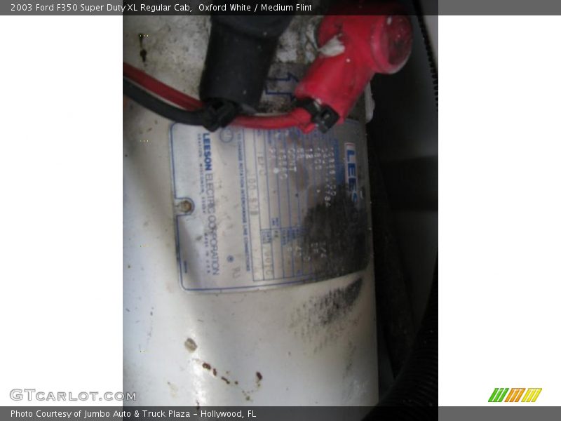 Oxford White / Medium Flint 2003 Ford F350 Super Duty XL Regular Cab