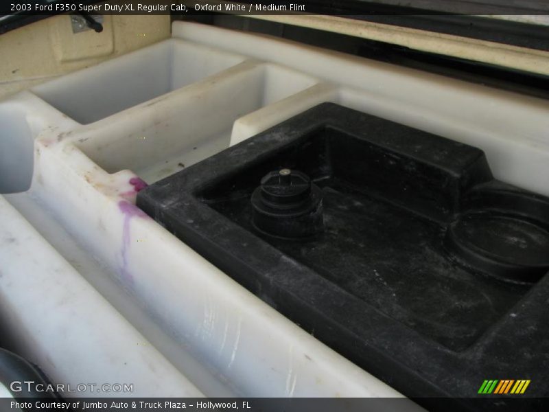 Oxford White / Medium Flint 2003 Ford F350 Super Duty XL Regular Cab