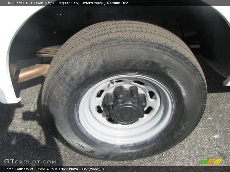 Oxford White / Medium Flint 2003 Ford F350 Super Duty XL Regular Cab