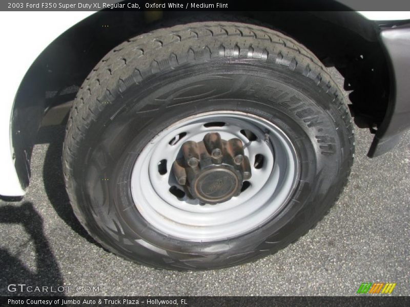Oxford White / Medium Flint 2003 Ford F350 Super Duty XL Regular Cab
